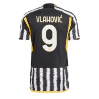 Juventus Dusan Vlahovic #9 Domáci futbalový dres 2023-24 Krátky Rukáv